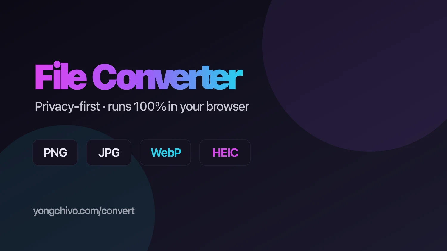 File Converter — Private, In-Browser